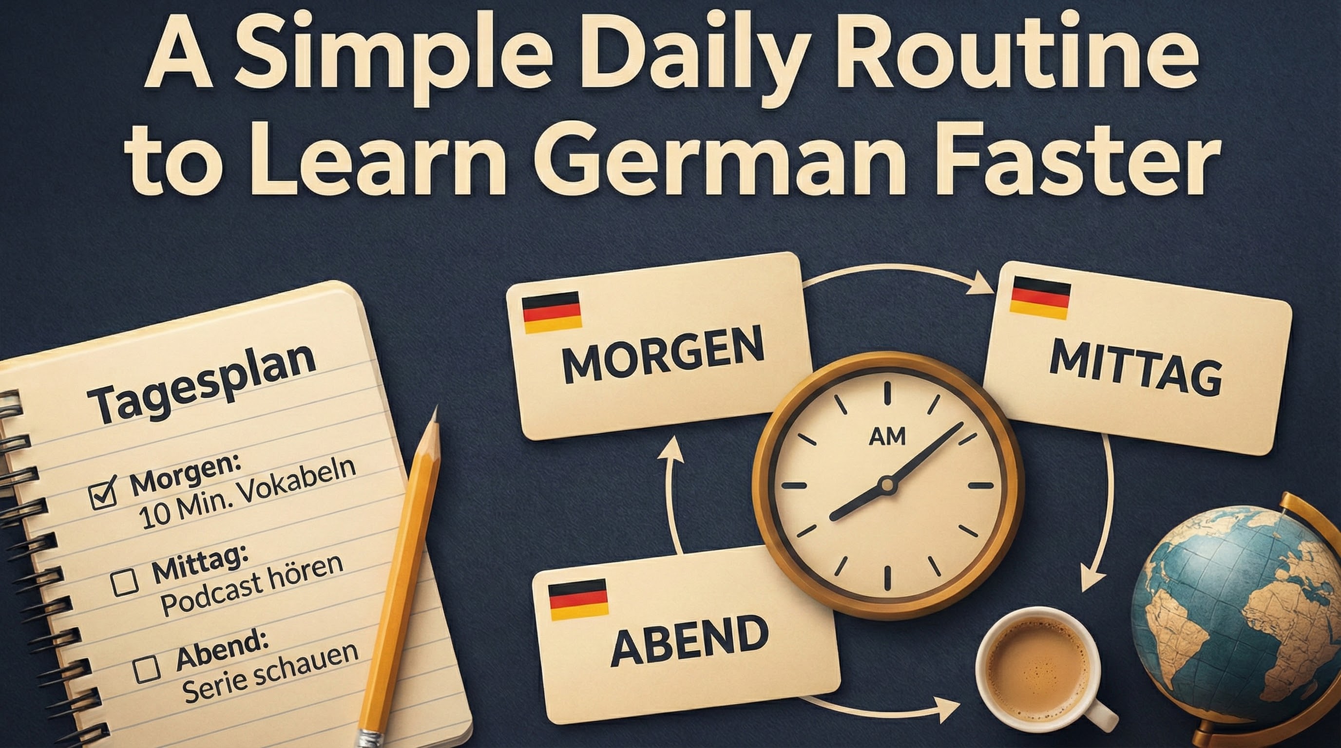 German Routine A Simple Daily Routine to Learn German Faster | Beyond German
